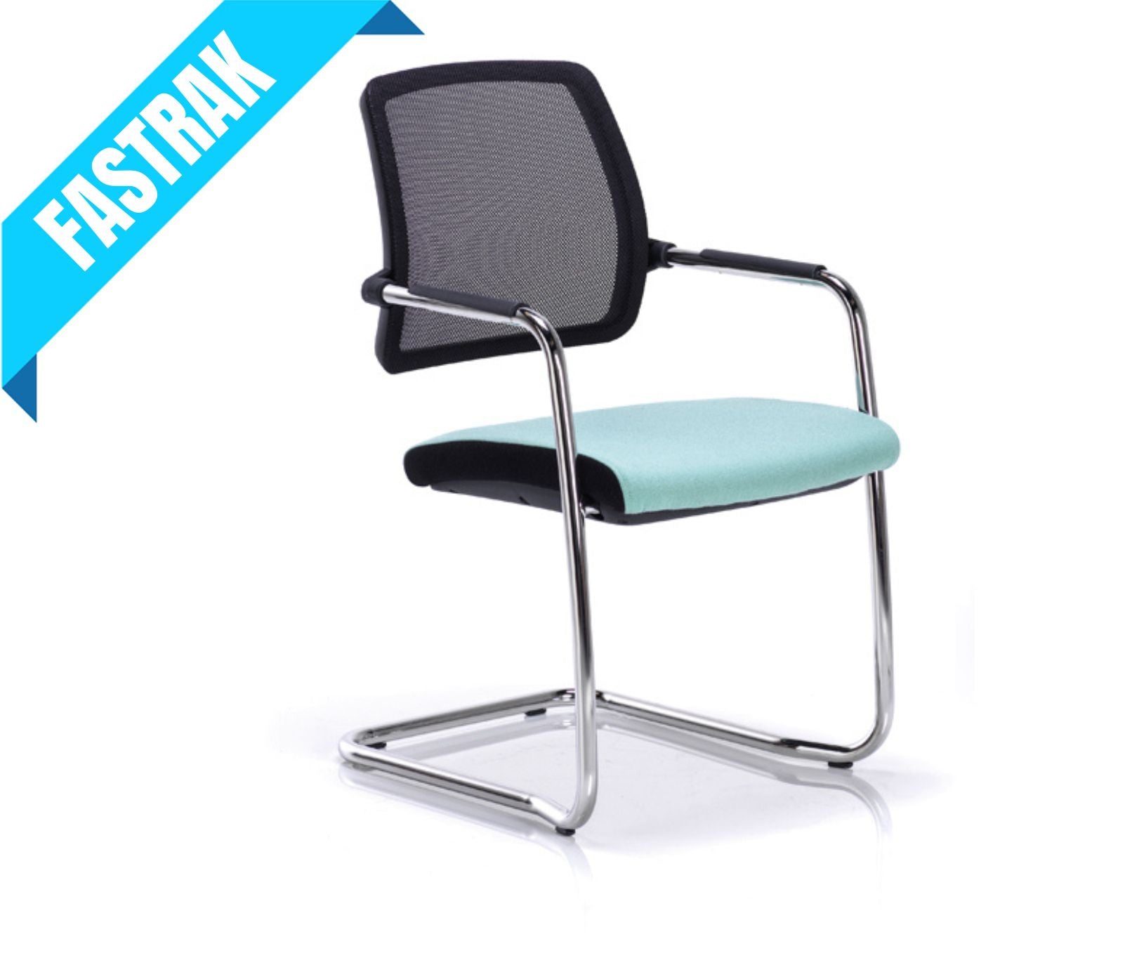 Ora+ Stackable Meeting & Conference Chair with Black Side Panels