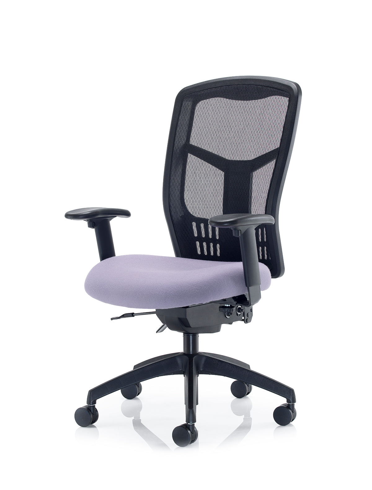 Hybrid Heavy-Duty Mesh Chair with Multi-Function Mechanism, Slide & Tilt