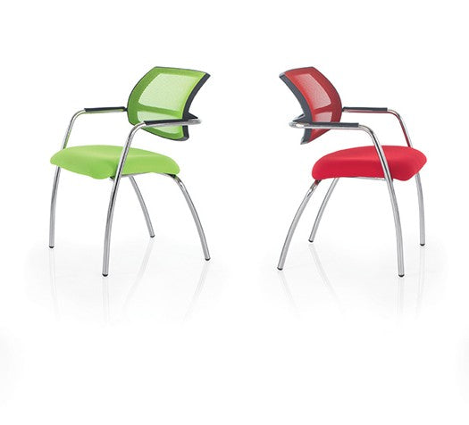 Matrix Mesh Medium Back Stacking Armchair for Boardrooms, Meetings & Conferences