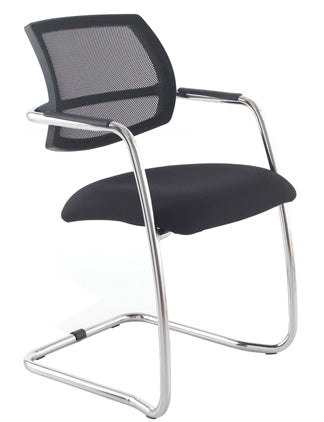 Matrix Mesh Medium Back Stacking Cantilever Armchair for Boardrooms, Meetings & Conferences