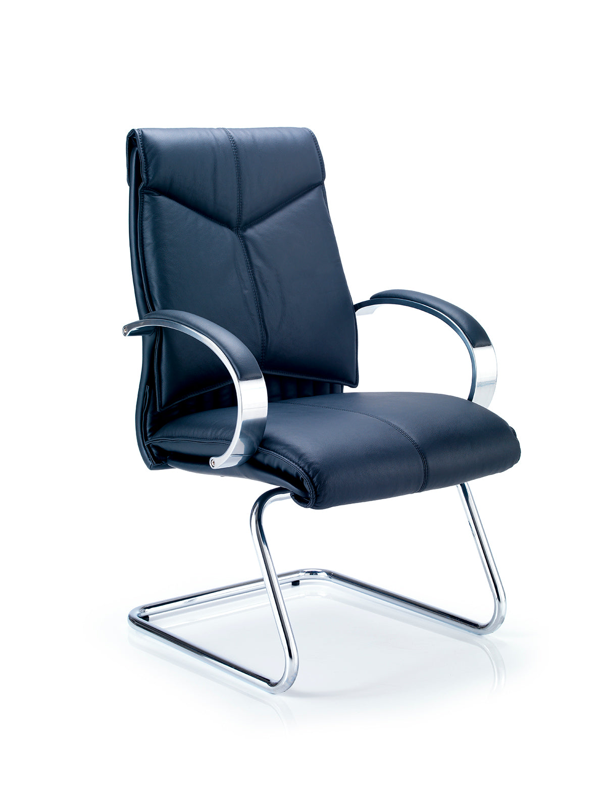 Valentino Executive & Boardroom Chair with Chrome Armrests
