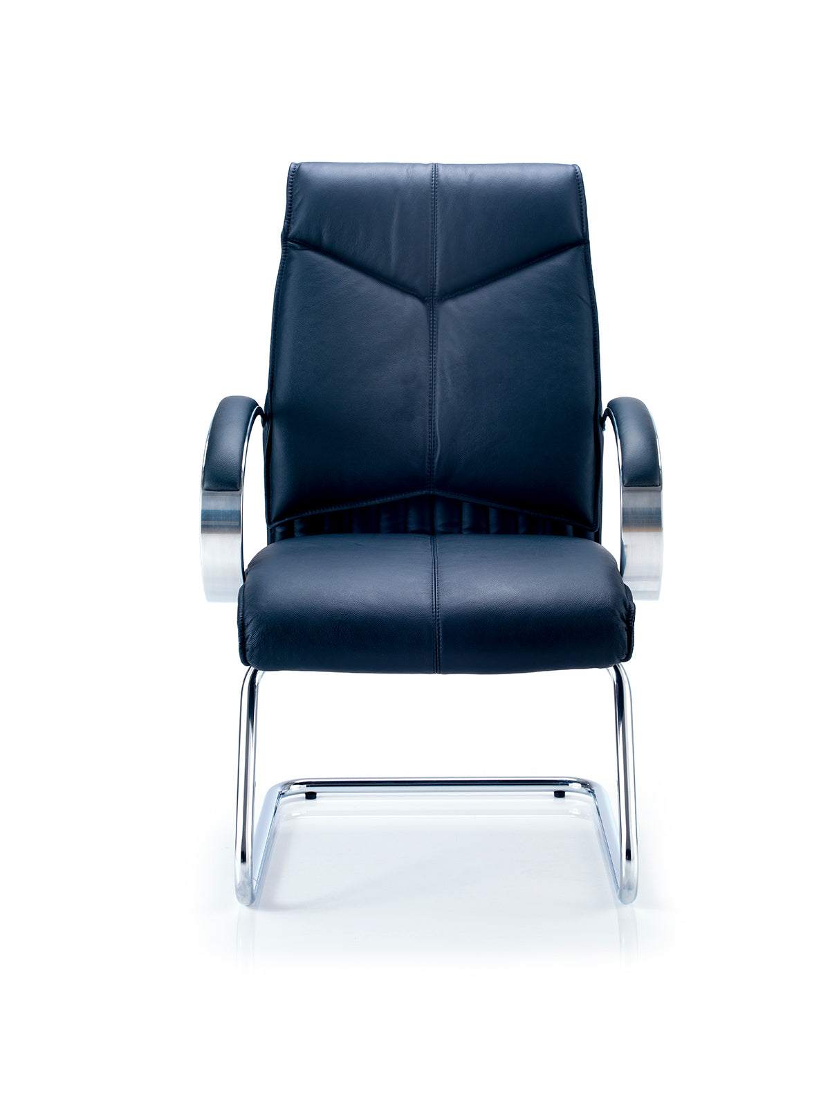 Valentino Executive & Boardroom Chair with Chrome Armrests