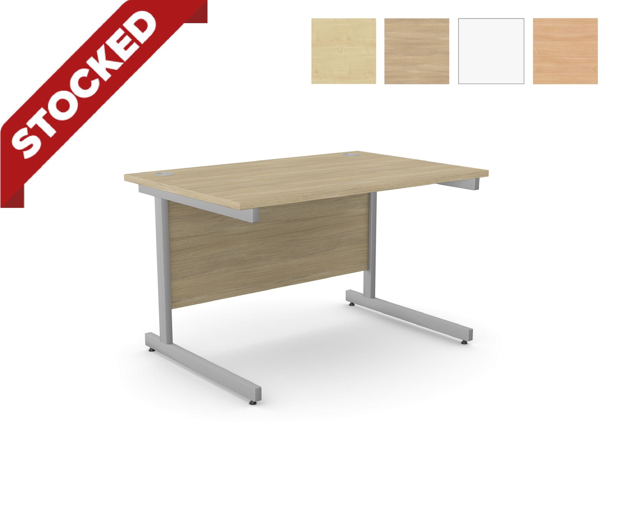 Ashford Metal Leg Straight Desk 800