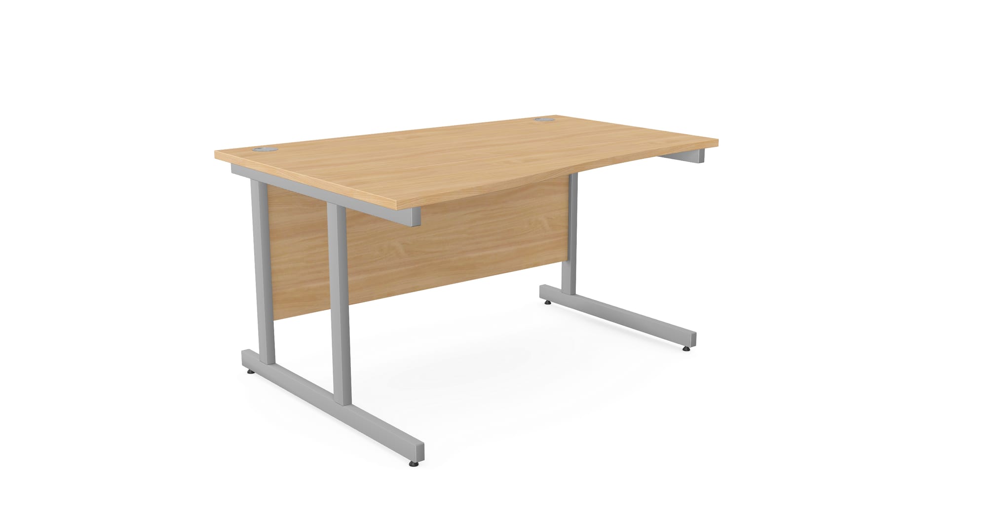 Ashford Metal Leg Wave Desk