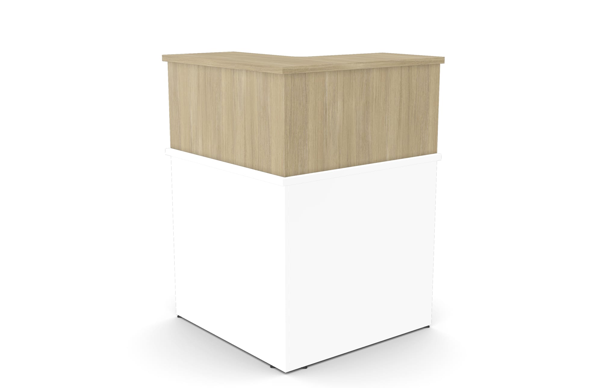 Ashford Reception 90 Degree Corner Riser