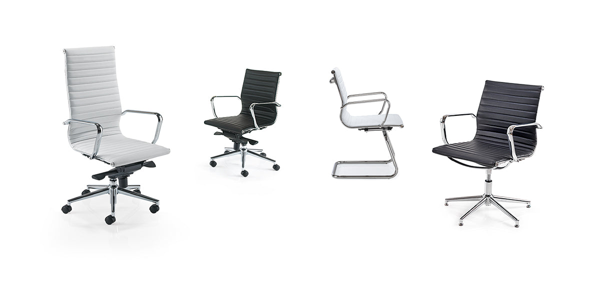 Aria 'A' Executive Boardroom Seating with Ribbed Stitch Detail