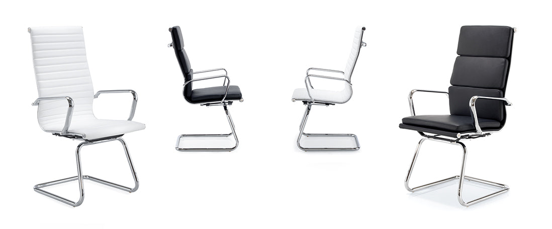 Aria 'A' Executive Boardroom Seating with Ribbed Stitch Detail
