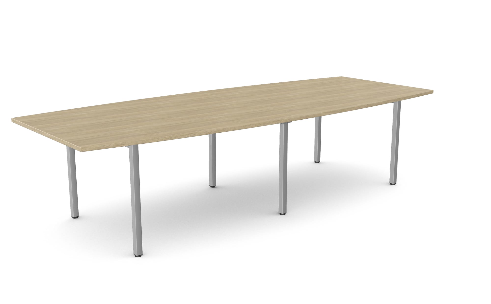 C-Sense Two Piece Curved Meeting Table