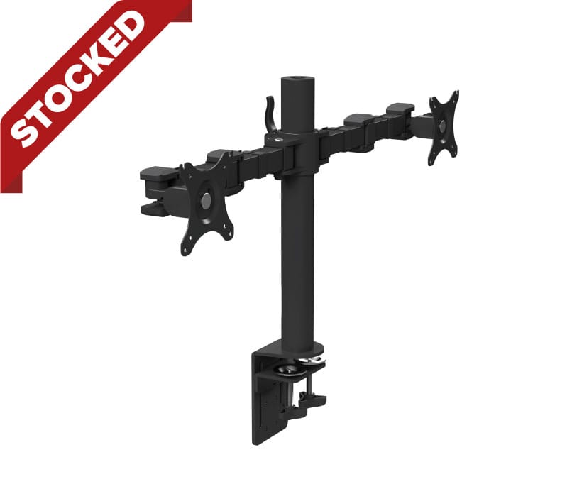 Stealth Double Monitor Arm