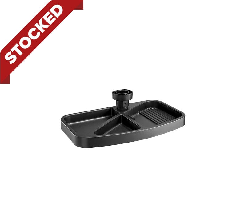 Under Desk Swivel Storage Tray