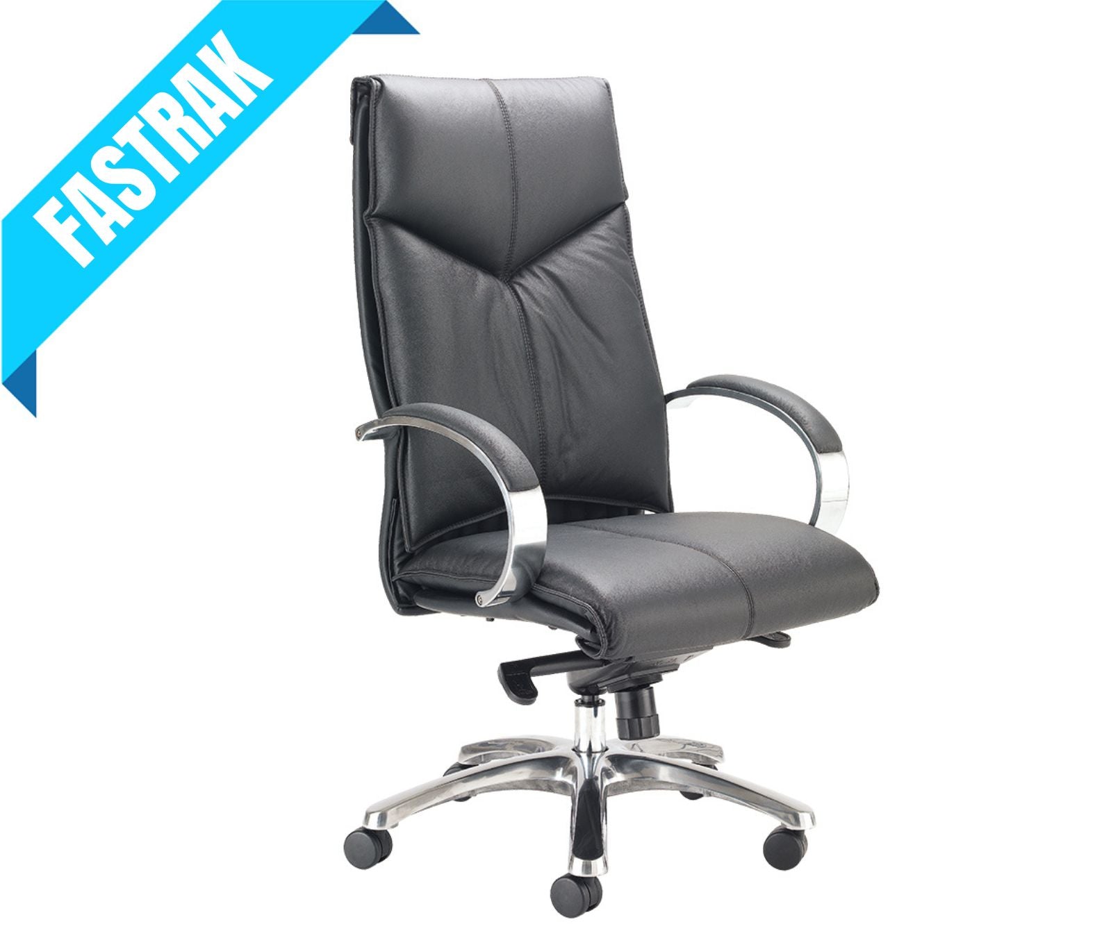 Valentino Executive & Boardroom Chair with Chrome Armrests