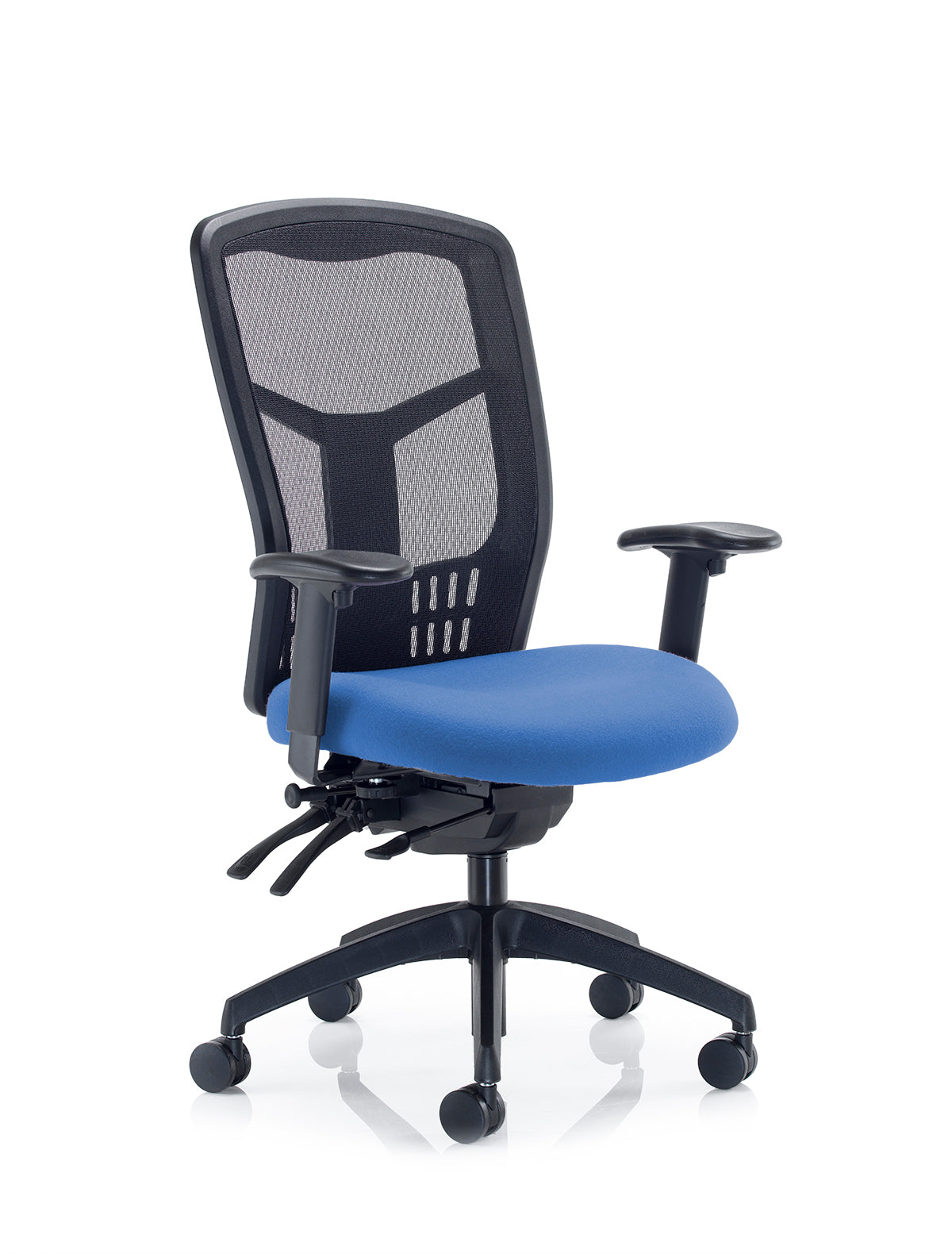 Hybrid Heavy-Duty Mesh Chair with Multi-Function Mechanism, Slide & Tilt