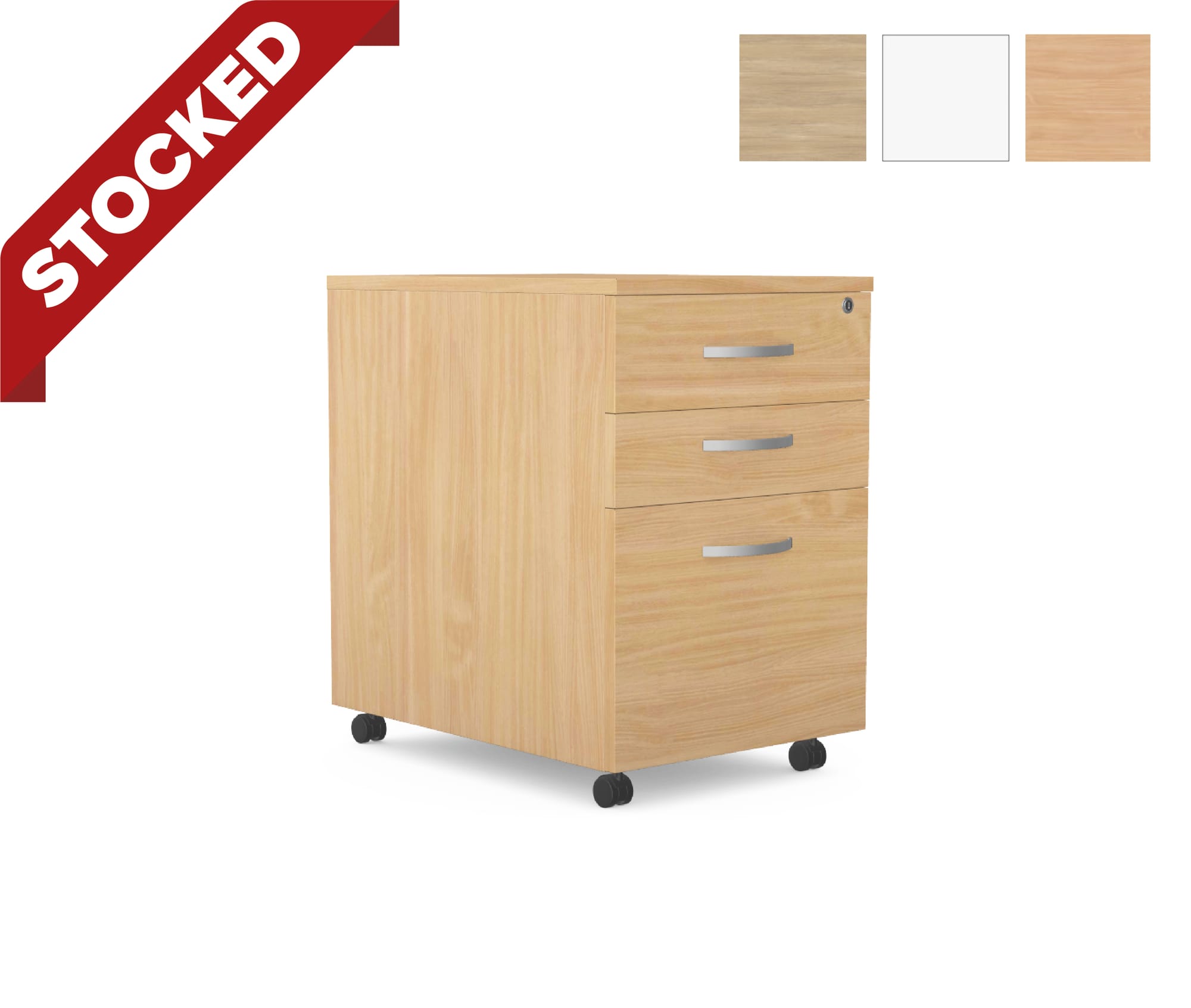 Kito High Mobile Pedestal 3 Drawer