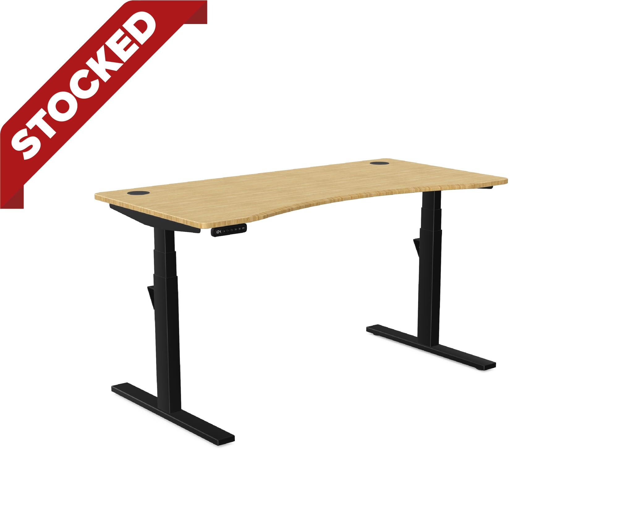 Leap Single Desk Bamboo