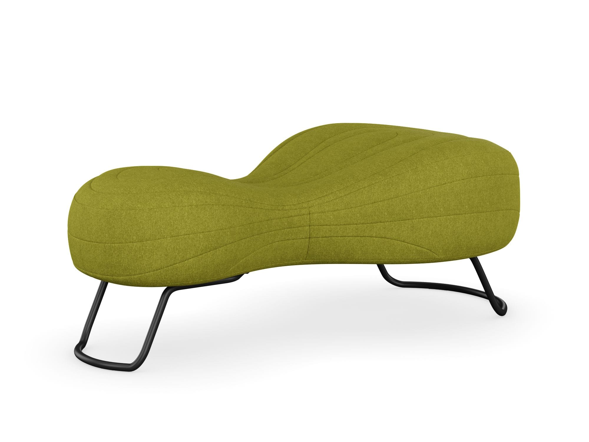 Bouli 2 Seater Painted Steel Base - BO2PL