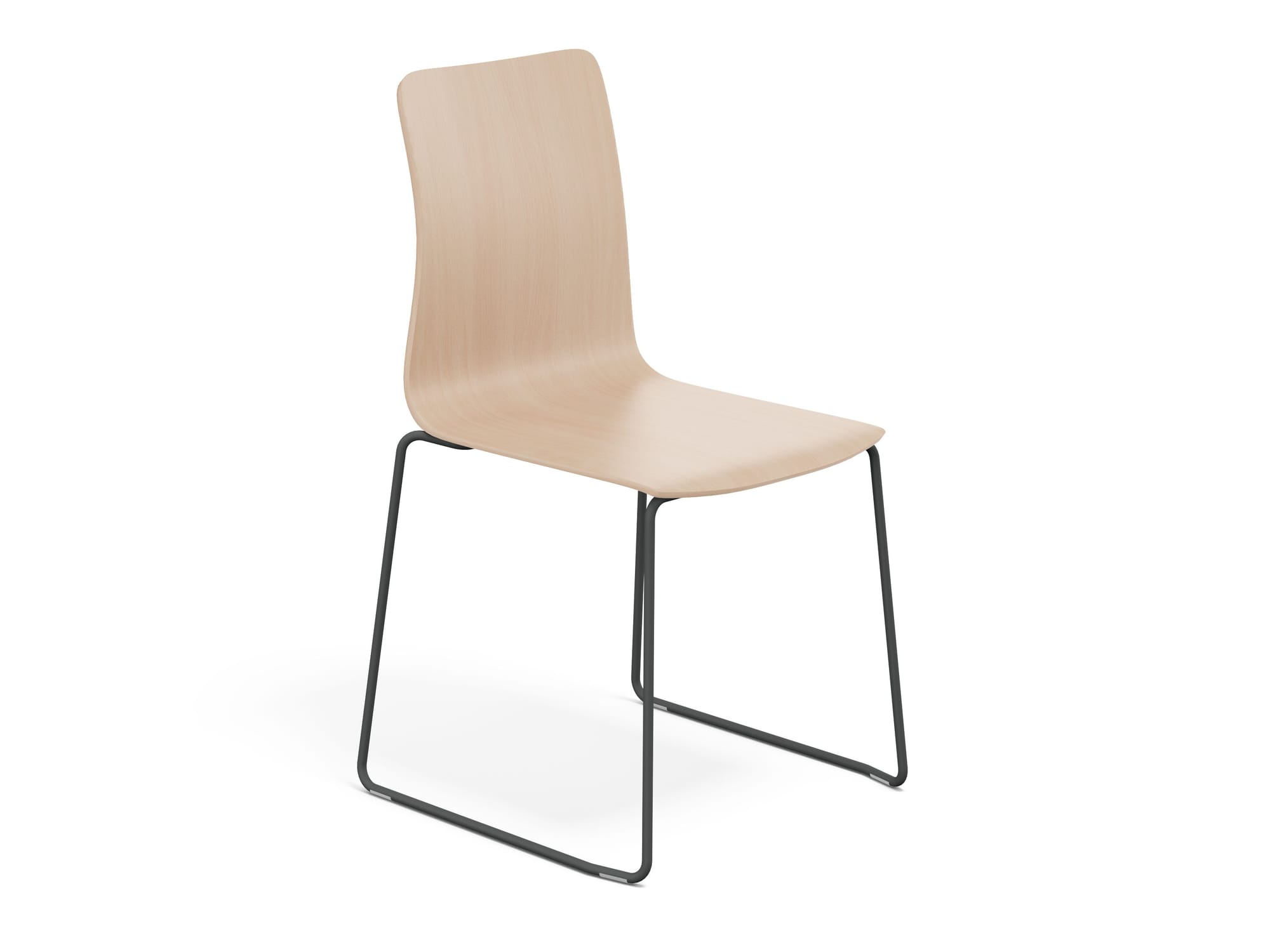 Linar Plus Wooden Chair, Cantilever
