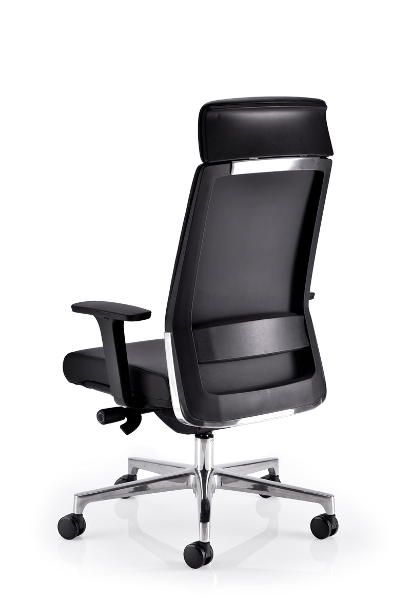 Opulence Leather Executive Armchair with Syncho-Mechanism