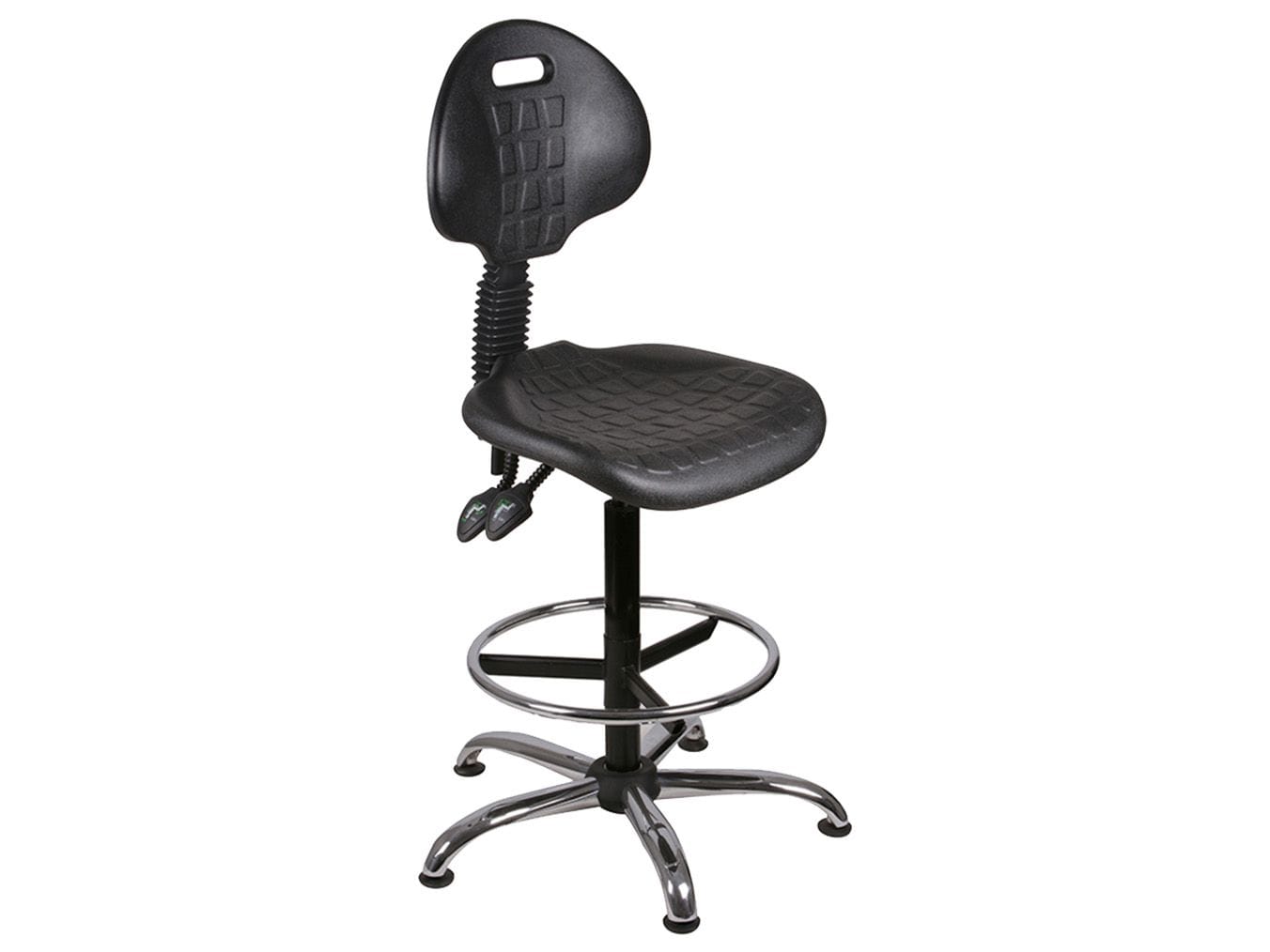 OL6 PU Swivel Draughtman's Chair