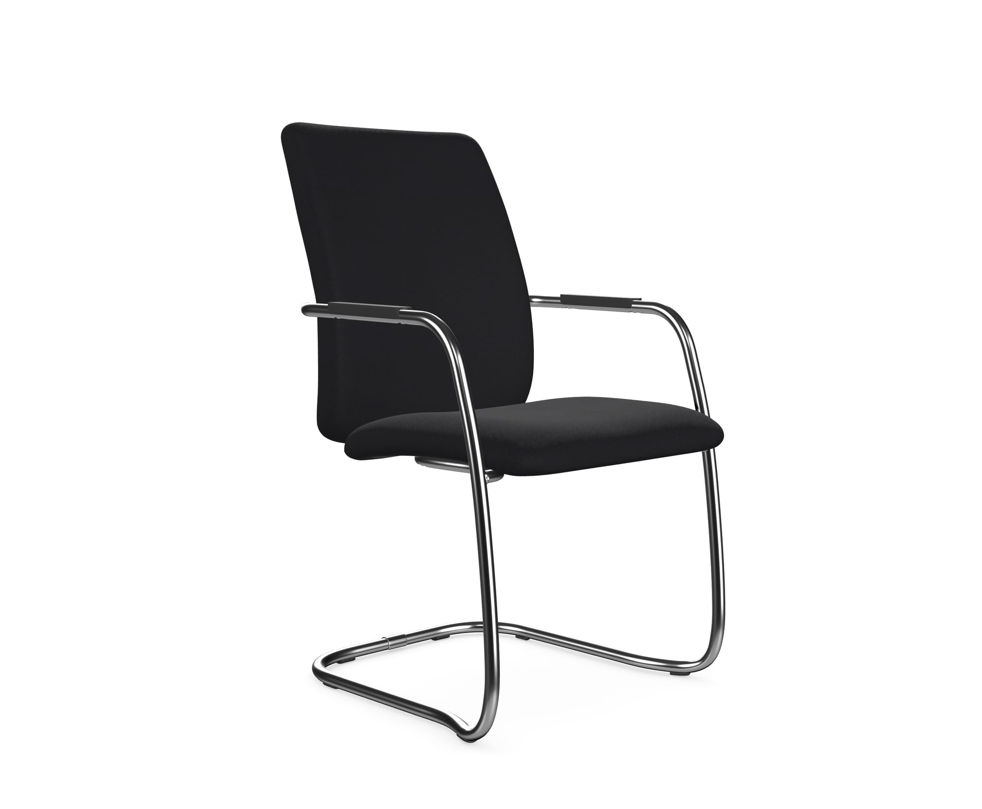 OQ Series High Backrest Stacking Chair, Chrome Frame