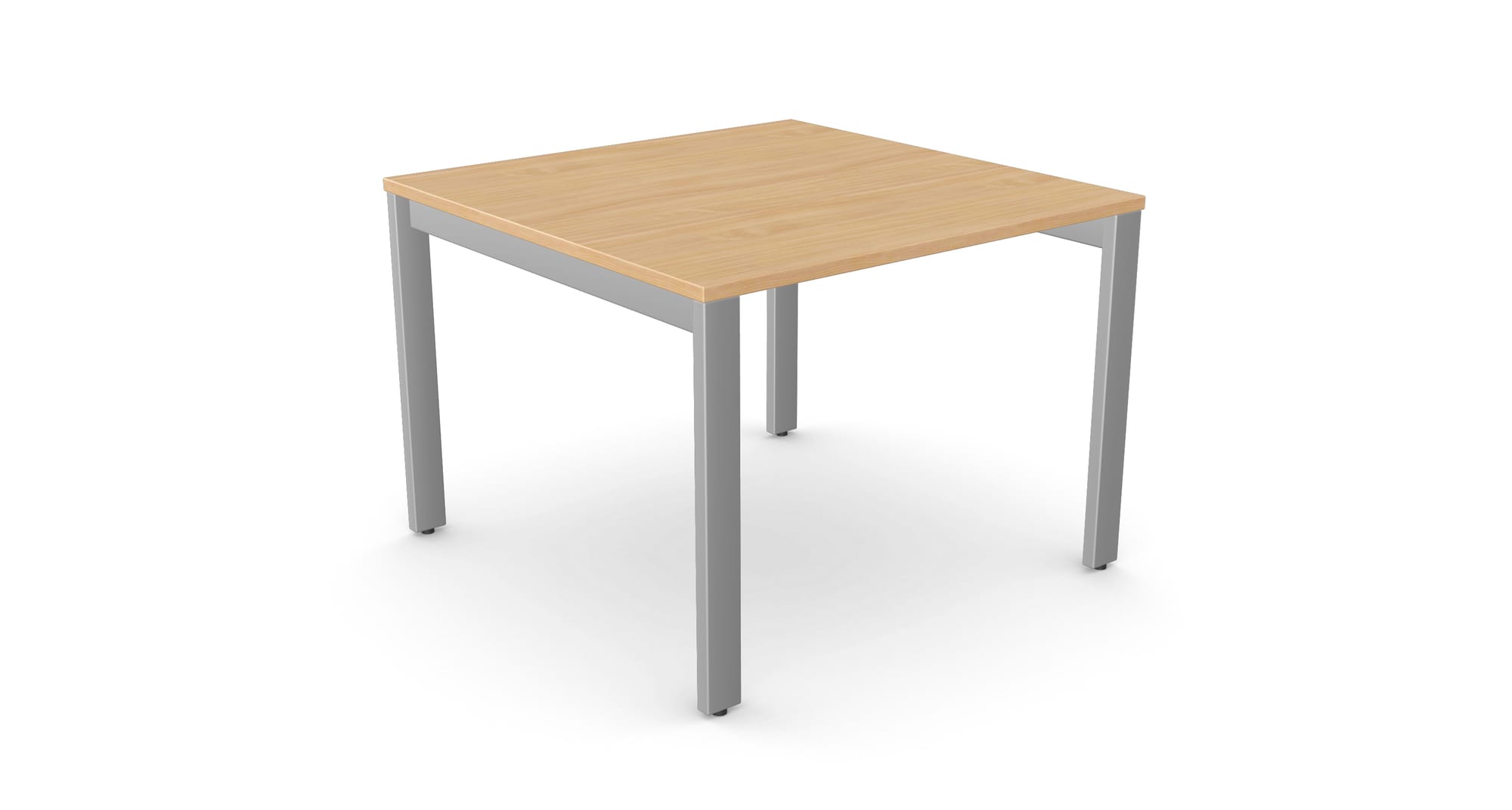 Switch Single Piece Square Meeting Table, Open Leg