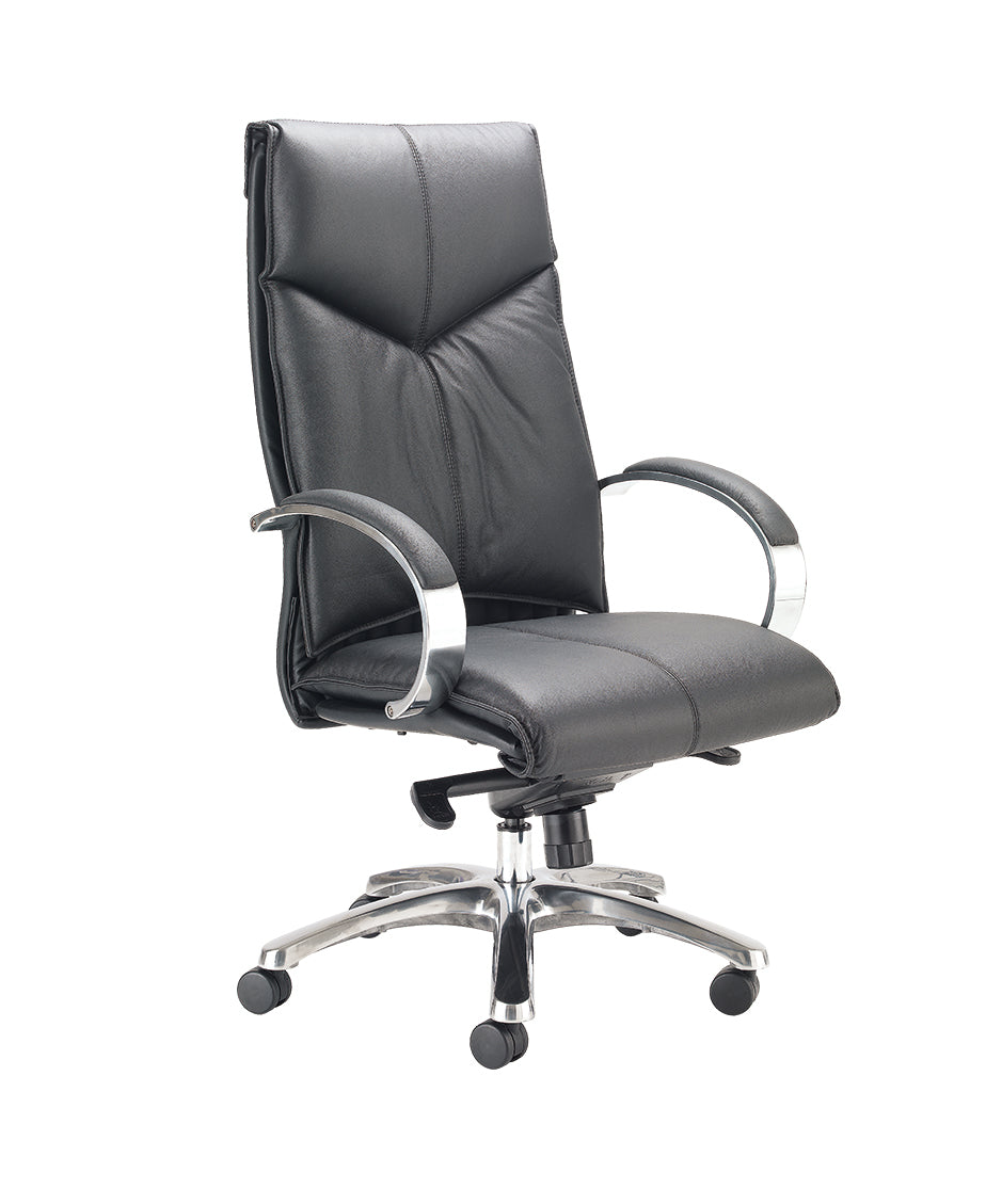 Valentino Executive & Boardroom Chair with Chrome Armrests