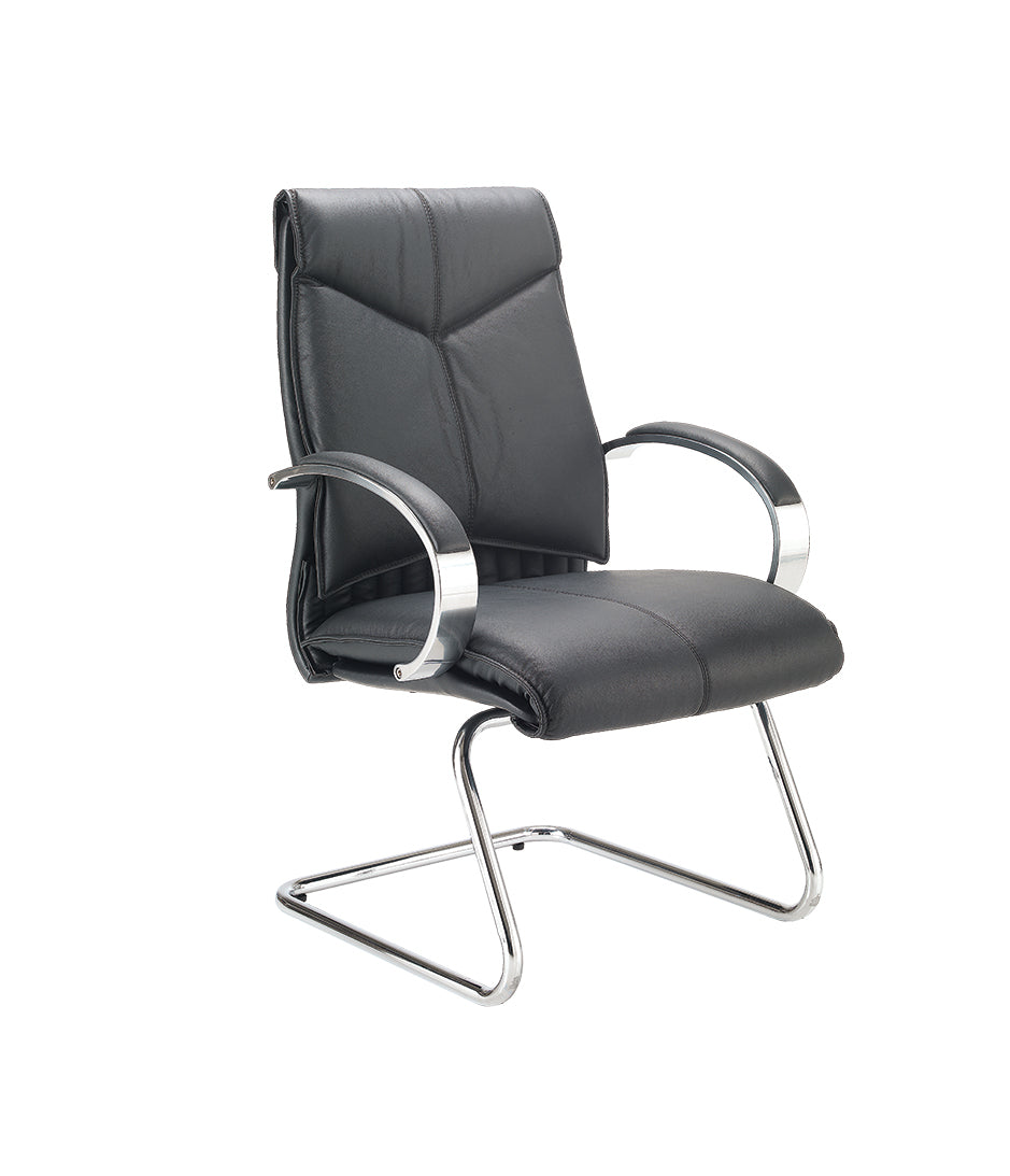 Valentino Executive & Boardroom Chair with Chrome Armrests